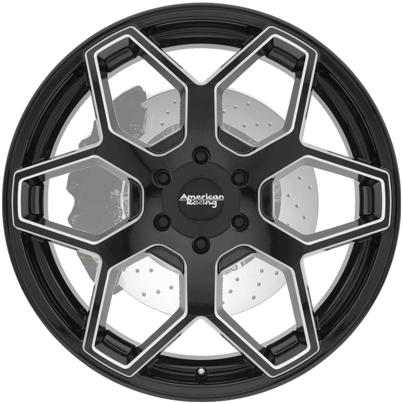 AR916 GLOSS BLACK MILLED
