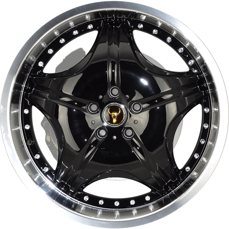 OX632 Black Machined Lip