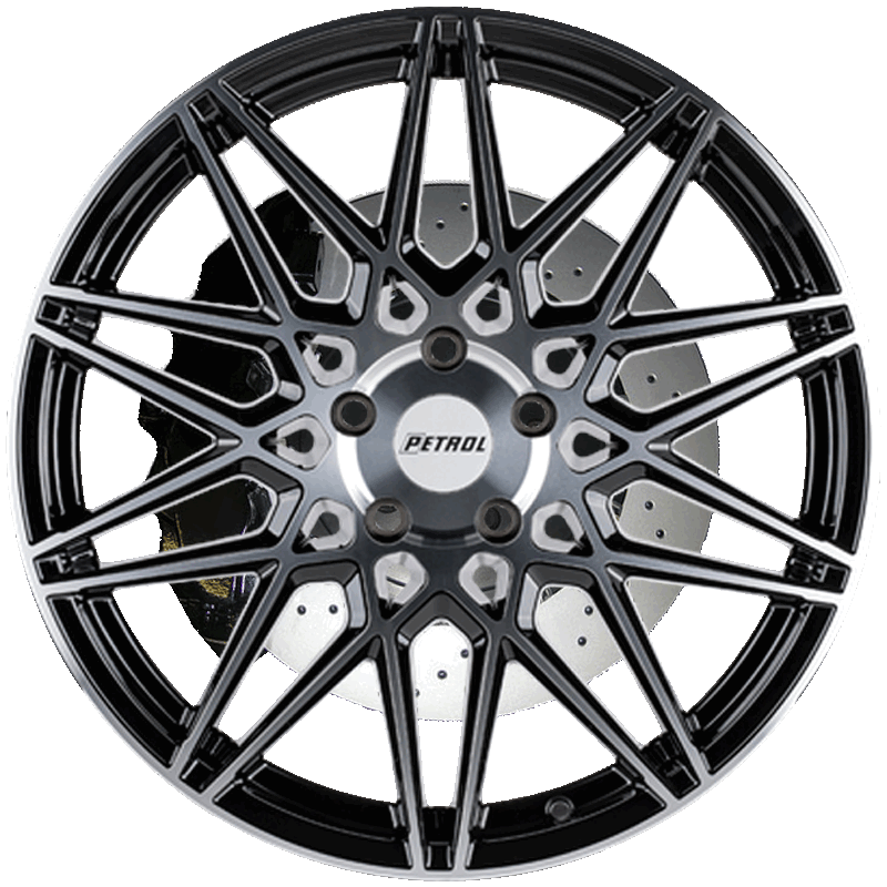 P3C GLOSS BLACK W/ MACHINED FACE