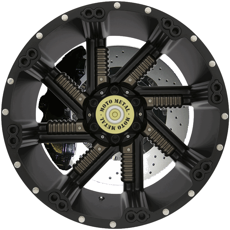 MO979 BUCKSHOT Satin Black With Gun Metal Inserts	