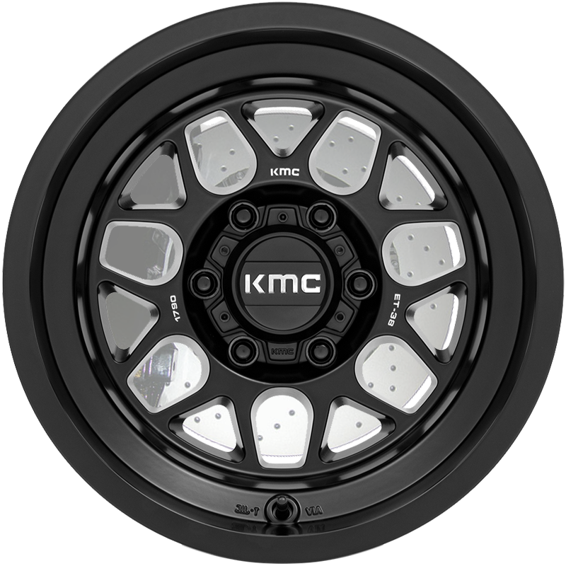KMC KM725 TERRA SATIN BLACK
