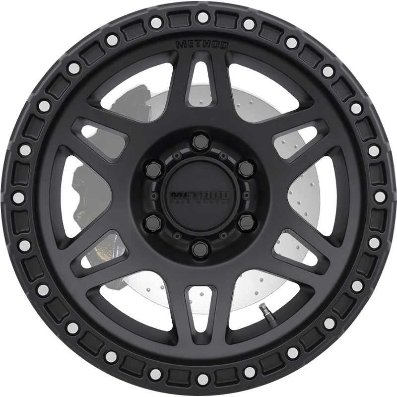 Method Race Wheels 312 MATTE BLACK - GLOSS BLACK LIP