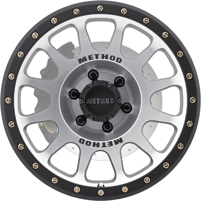 Method Race Wheels 305 NV MACHINED - MATTE BLACK LIP