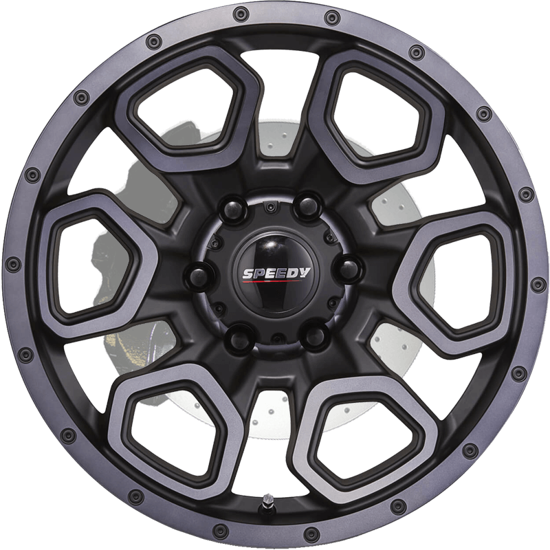 Speedy Wheels RHINO SATIN BLACK/BLACK SHADOW
