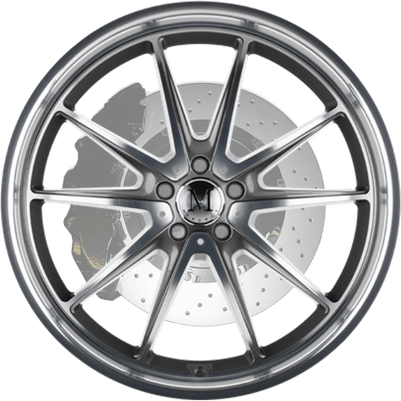 ARGENT GLOSS GUNMETAL W/ MIRROR CUT FACE