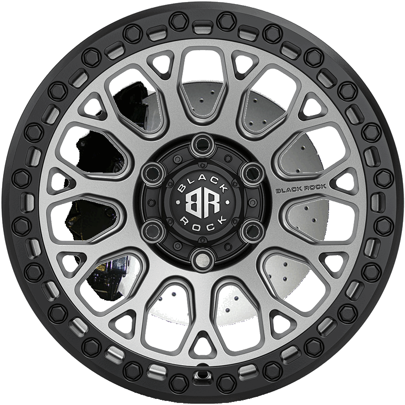 Spider Gunmetal Grey With Black Ring