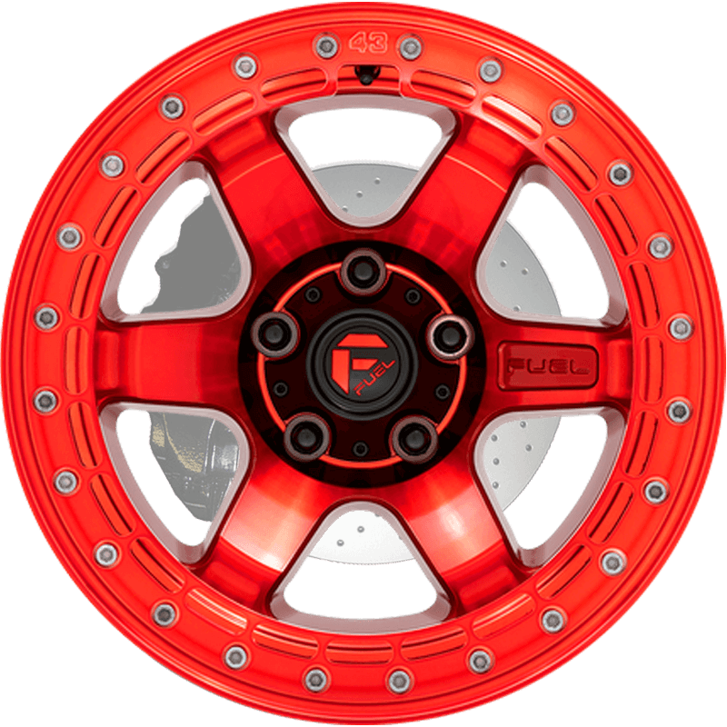 BLOCK BEADLOCK CANDY RED WITH CANDY RED RING