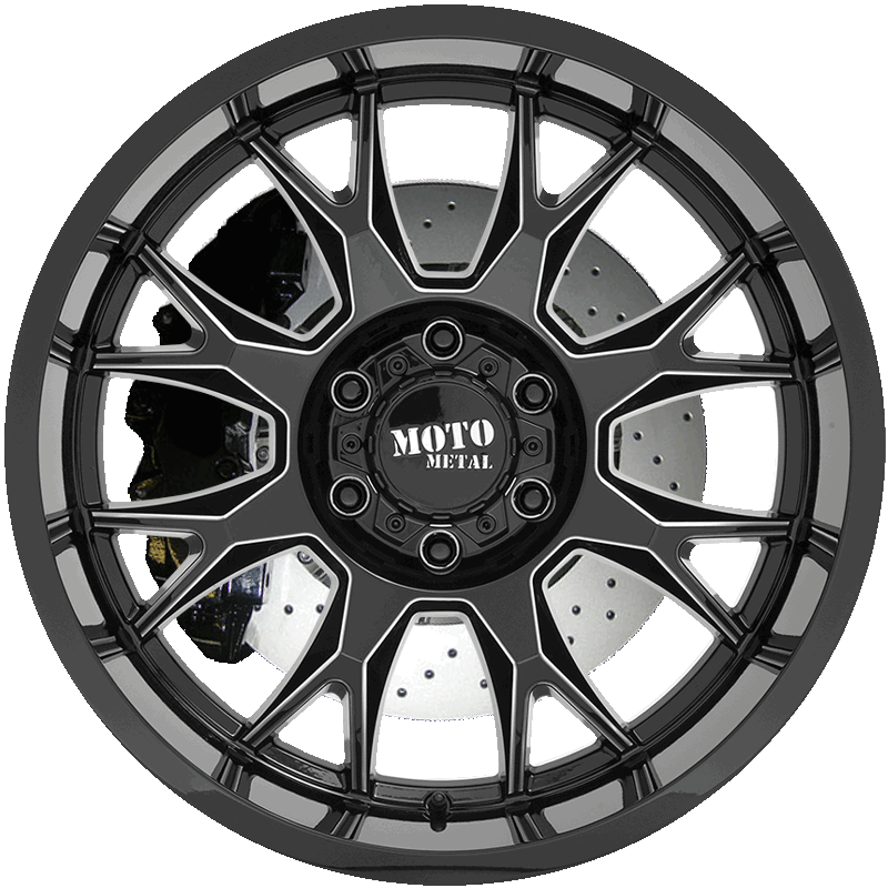 MO806 GLOSS BLACK MILLED