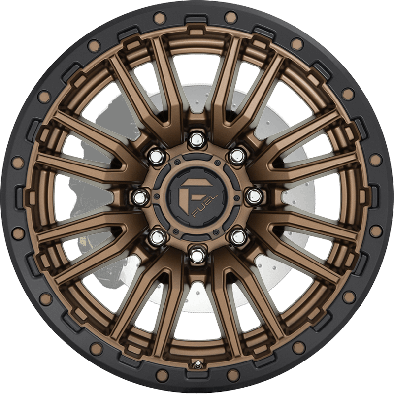 REBEL 8 MATTE BRONZE BLACK BEAD RING