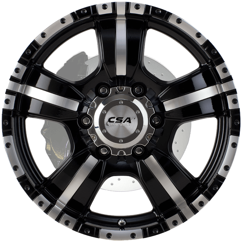 CSA Monster Gloss Black Machined Face