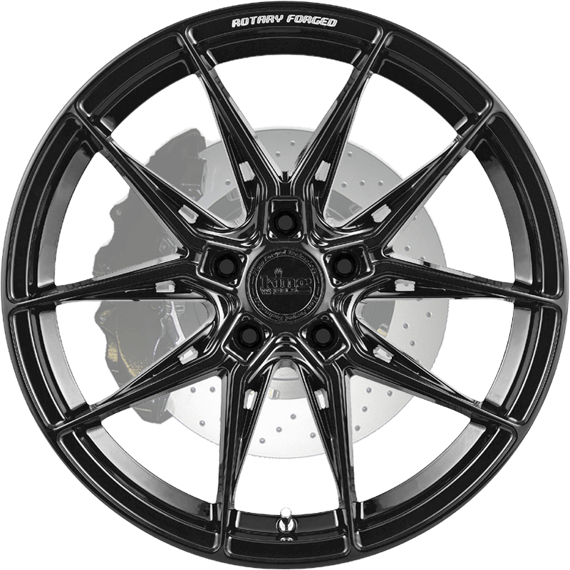 KING WHEELS - TOXIN - GLOSS BLACK