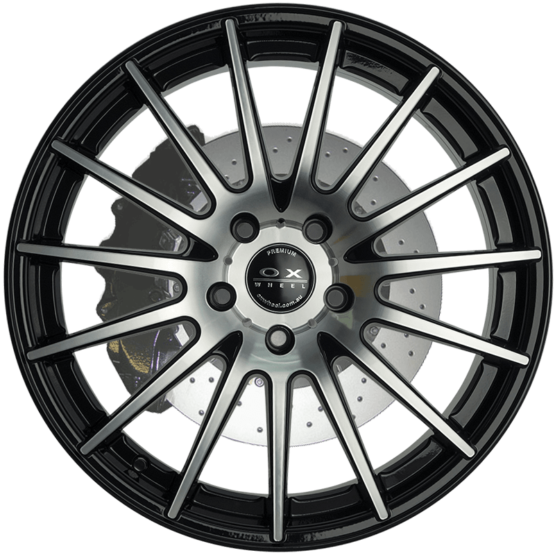 Oxwheels - OX110 - Black Machined Face