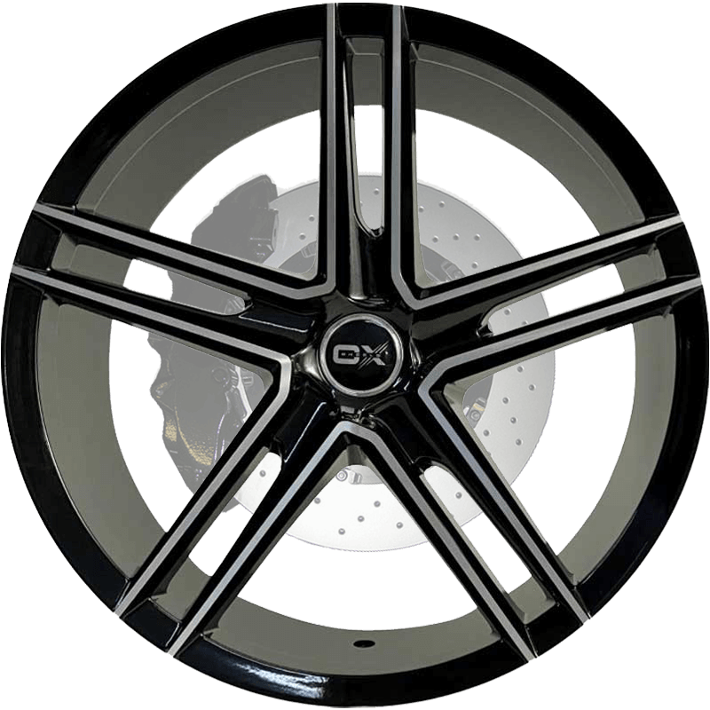 OX407 Black Machined Face