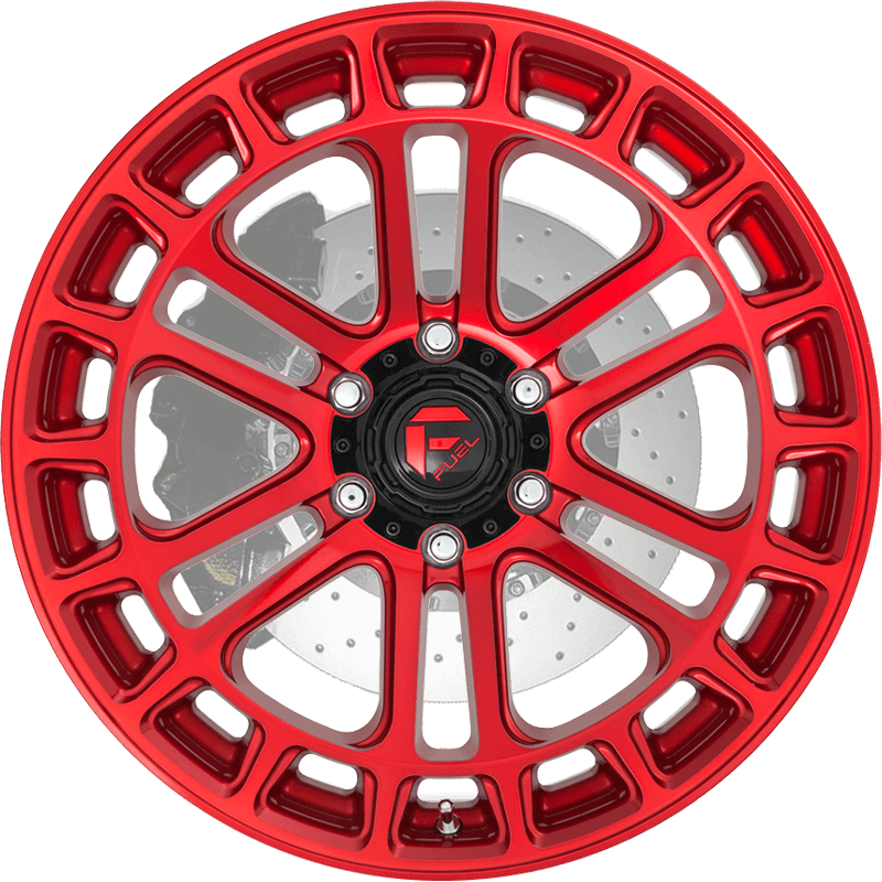 HEATER CANDY RED MACHINED