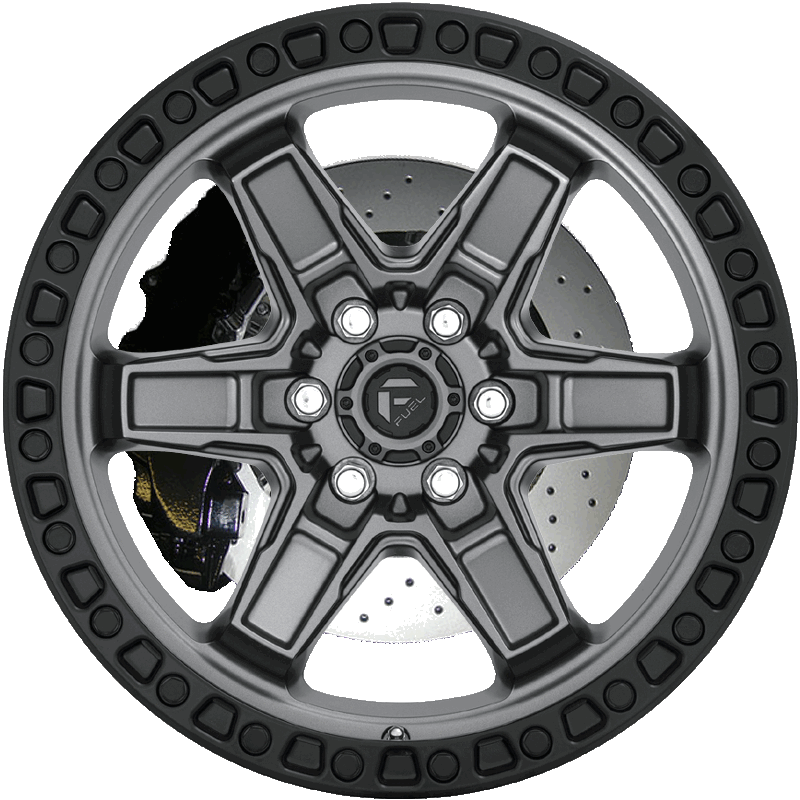 KICKER 5 MATTE GUNMETAL BLACK BEAD RING